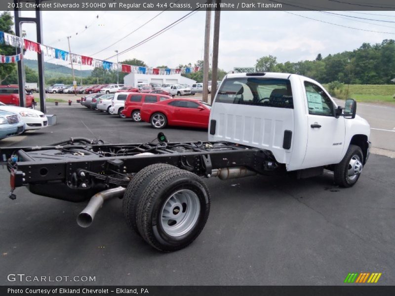  2013 Silverado 3500HD WT Regular Cab 4x4 Chassis Summit White