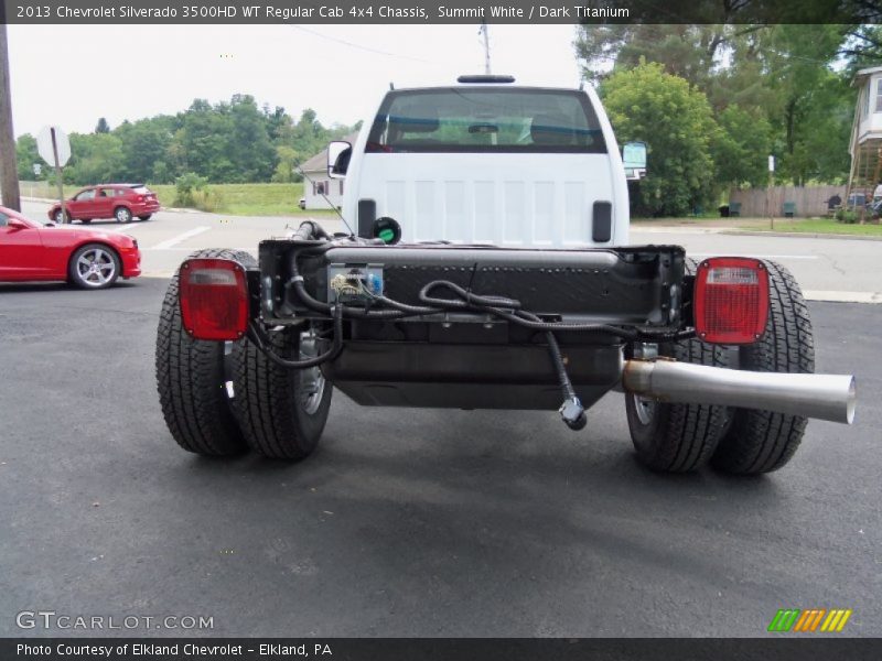  2013 Silverado 3500HD WT Regular Cab 4x4 Chassis Summit White
