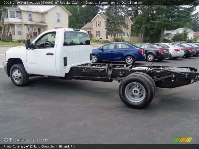  2013 Silverado 3500HD WT Regular Cab 4x4 Chassis Summit White