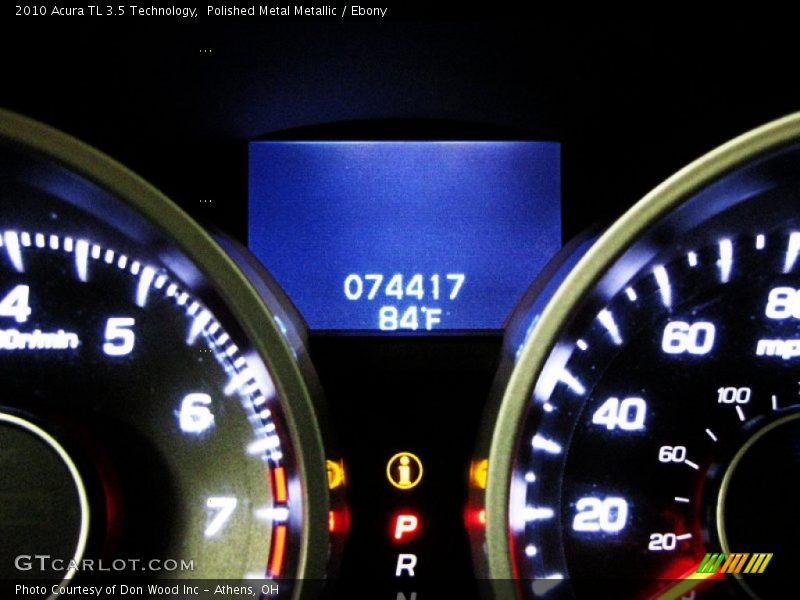 Polished Metal Metallic / Ebony 2010 Acura TL 3.5 Technology