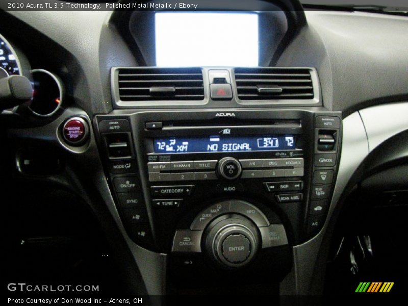 Polished Metal Metallic / Ebony 2010 Acura TL 3.5 Technology
