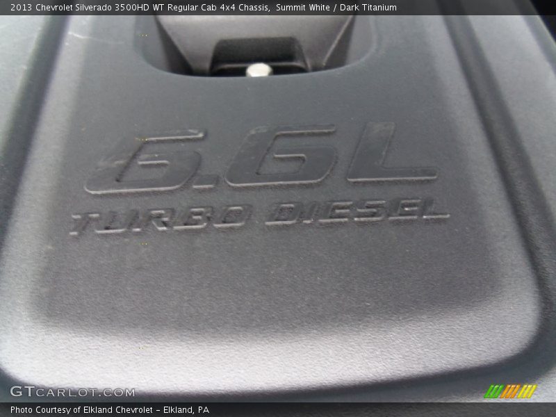  2013 Silverado 3500HD WT Regular Cab 4x4 Chassis Engine - 6.6 Liter OHV 32-Valve Duramax Turbo-Diesel V8