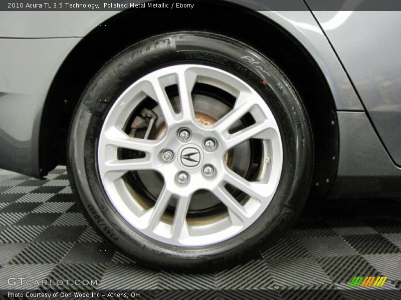 Polished Metal Metallic / Ebony 2010 Acura TL 3.5 Technology