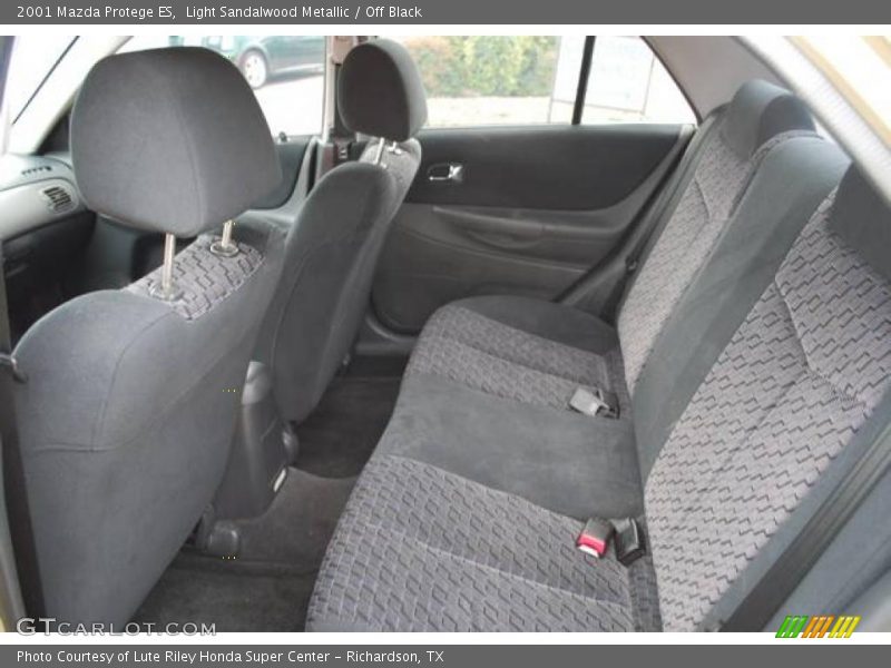 Light Sandalwood Metallic / Off Black 2001 Mazda Protege ES