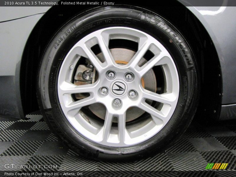 Polished Metal Metallic / Ebony 2010 Acura TL 3.5 Technology