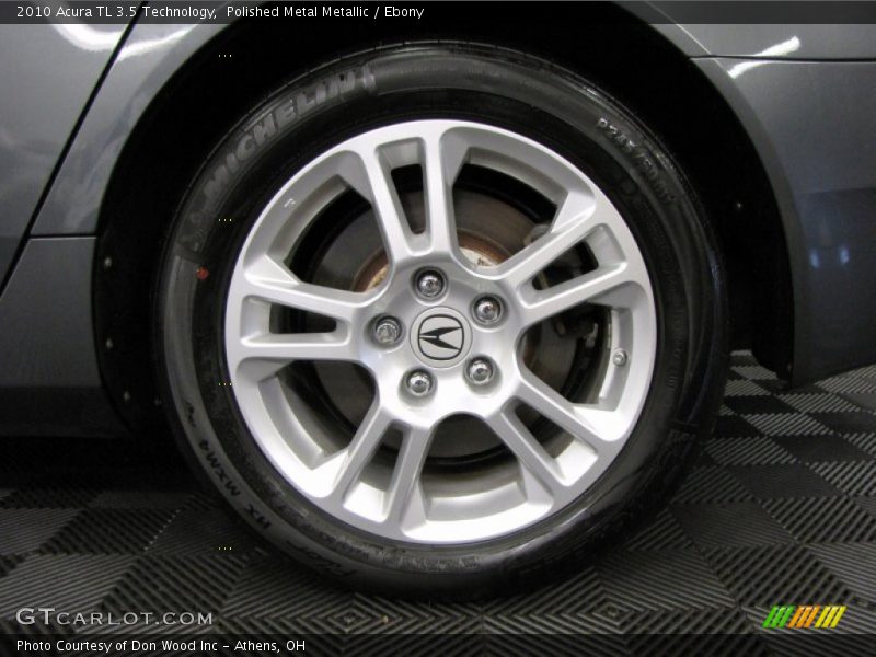Polished Metal Metallic / Ebony 2010 Acura TL 3.5 Technology