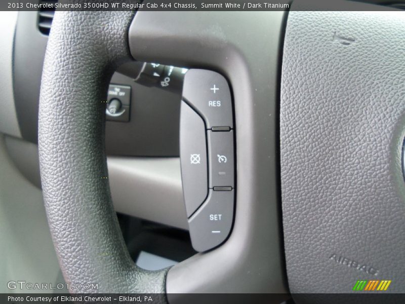 Controls of 2013 Silverado 3500HD WT Regular Cab 4x4 Chassis