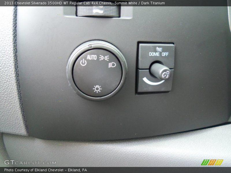 Controls of 2013 Silverado 3500HD WT Regular Cab 4x4 Chassis