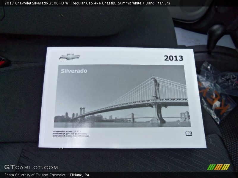 Books/Manuals of 2013 Silverado 3500HD WT Regular Cab 4x4 Chassis