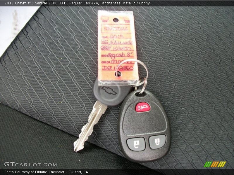 Keys of 2013 Silverado 3500HD LT Regular Cab 4x4