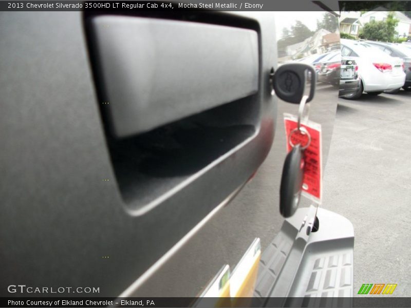 Mocha Steel Metallic / Ebony 2013 Chevrolet Silverado 3500HD LT Regular Cab 4x4