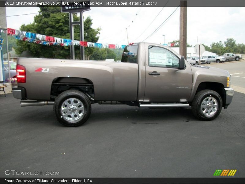 Mocha Steel Metallic / Ebony 2013 Chevrolet Silverado 3500HD LT Regular Cab 4x4