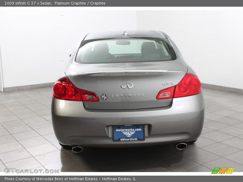 Platinum Graphite / Graphite 2009 Infiniti G 37 x Sedan