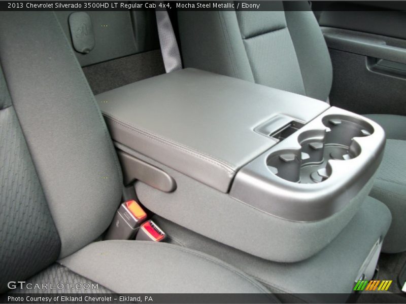 Mocha Steel Metallic / Ebony 2013 Chevrolet Silverado 3500HD LT Regular Cab 4x4