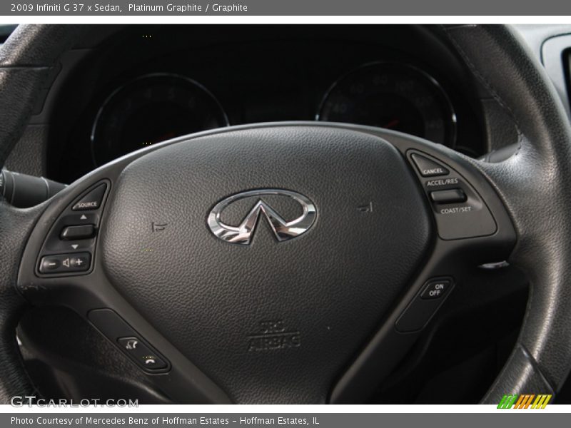 Platinum Graphite / Graphite 2009 Infiniti G 37 x Sedan