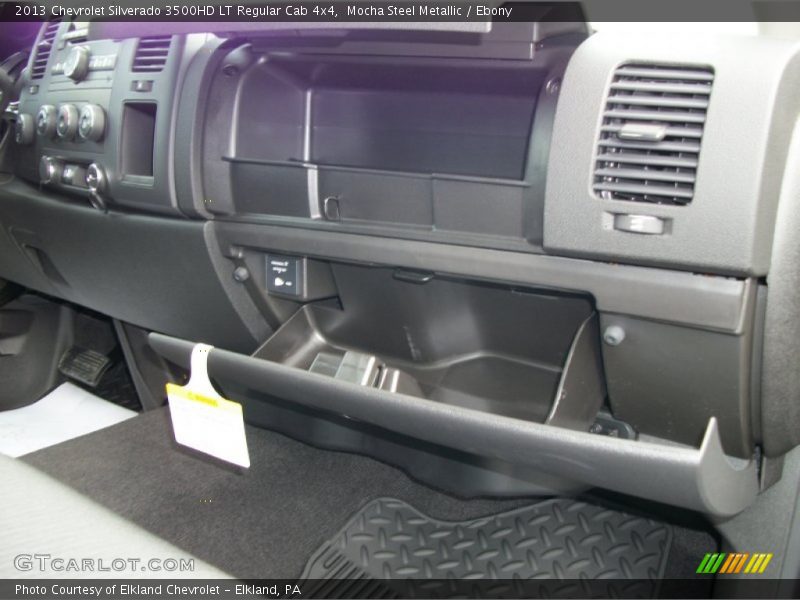 Mocha Steel Metallic / Ebony 2013 Chevrolet Silverado 3500HD LT Regular Cab 4x4
