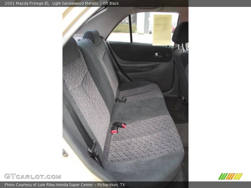 Light Sandalwood Metallic / Off Black 2001 Mazda Protege ES