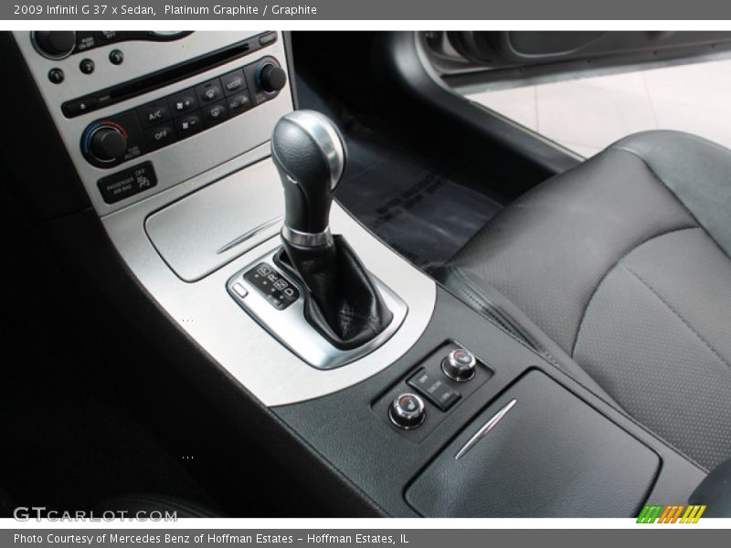 Platinum Graphite / Graphite 2009 Infiniti G 37 x Sedan