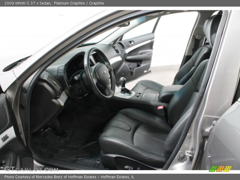 Platinum Graphite / Graphite 2009 Infiniti G 37 x Sedan