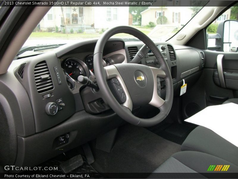 Dashboard of 2013 Silverado 3500HD LT Regular Cab 4x4
