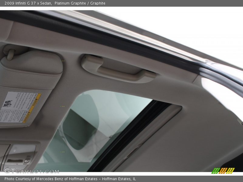 Platinum Graphite / Graphite 2009 Infiniti G 37 x Sedan