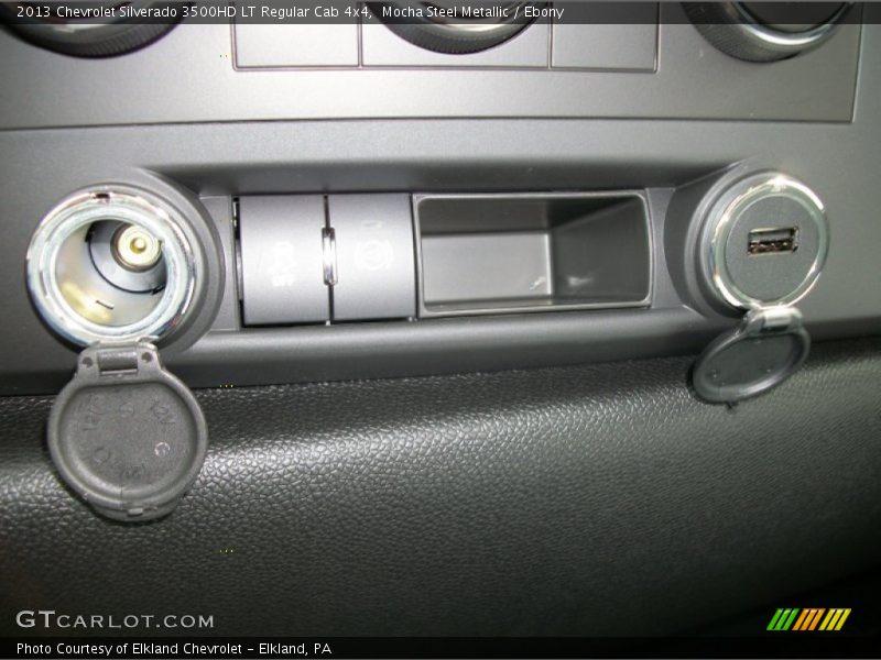 Mocha Steel Metallic / Ebony 2013 Chevrolet Silverado 3500HD LT Regular Cab 4x4