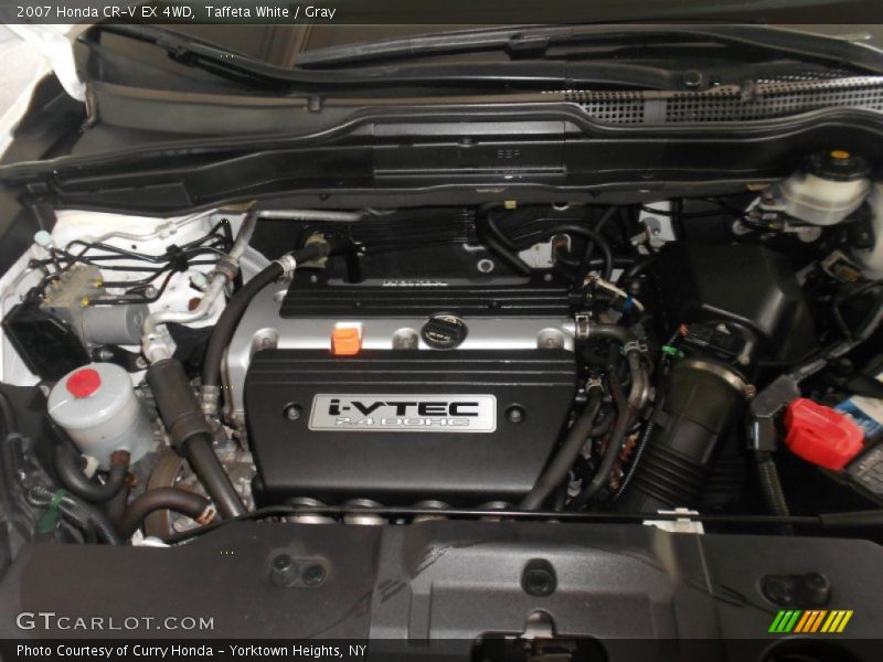 Taffeta White / Gray 2007 Honda CR-V EX 4WD