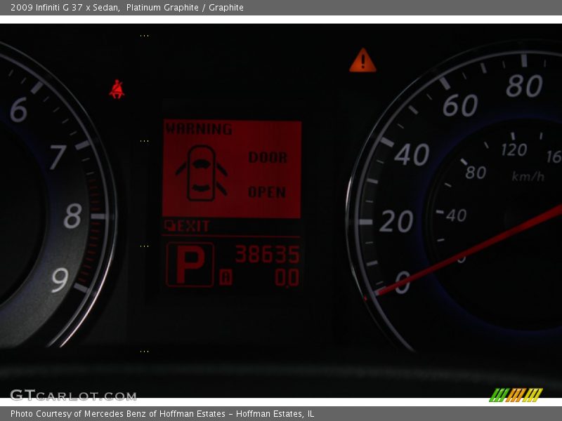 Platinum Graphite / Graphite 2009 Infiniti G 37 x Sedan
