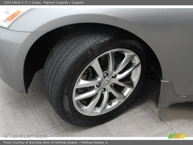 Platinum Graphite / Graphite 2009 Infiniti G 37 x Sedan