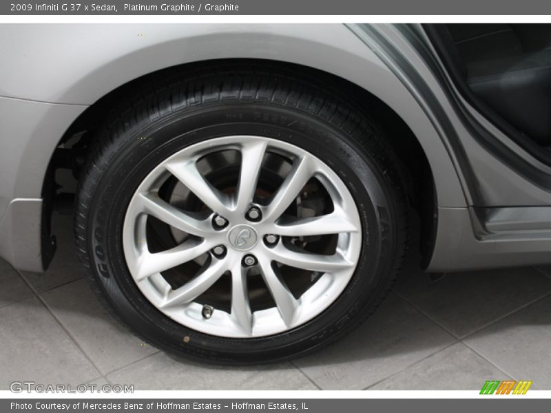 Platinum Graphite / Graphite 2009 Infiniti G 37 x Sedan
