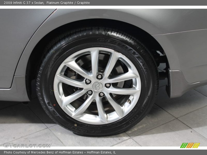 Platinum Graphite / Graphite 2009 Infiniti G 37 x Sedan