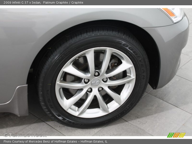 Platinum Graphite / Graphite 2009 Infiniti G 37 x Sedan