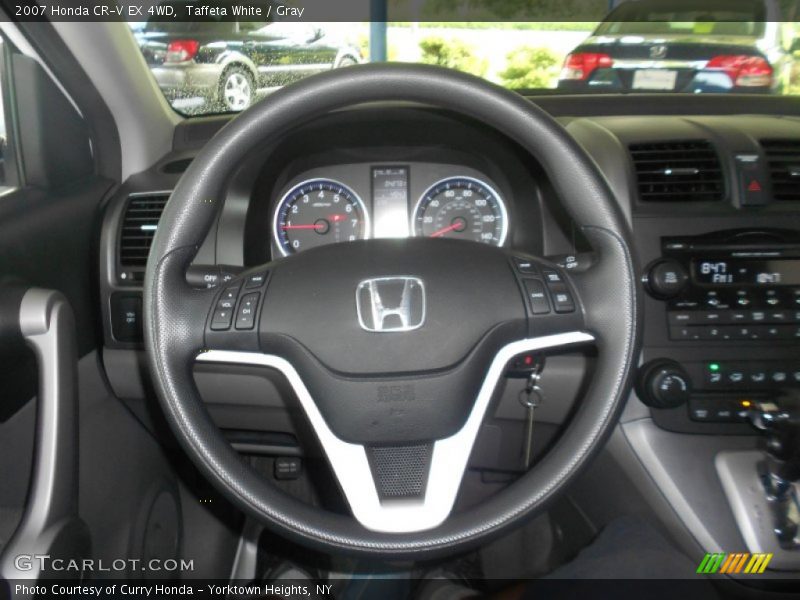 Taffeta White / Gray 2007 Honda CR-V EX 4WD