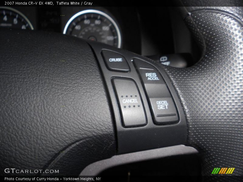 Taffeta White / Gray 2007 Honda CR-V EX 4WD