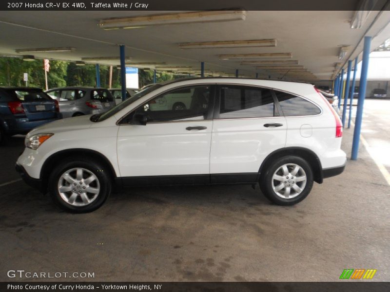 Taffeta White / Gray 2007 Honda CR-V EX 4WD