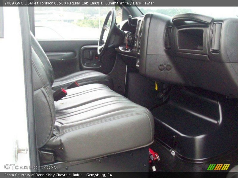  2009 C Series Topkick C5500 Regular Cab Chassis Dark Pewter Interior