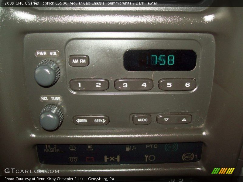 Audio System of 2009 C Series Topkick C5500 Regular Cab Chassis