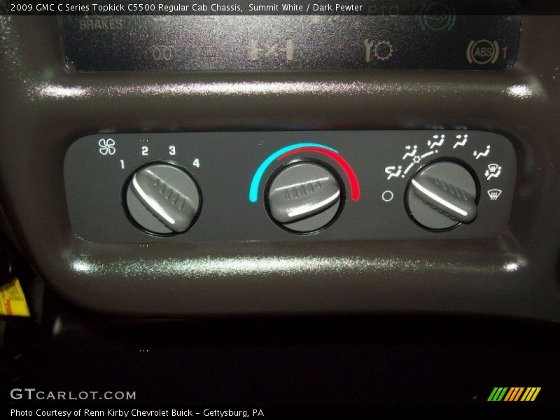 Controls of 2009 C Series Topkick C5500 Regular Cab Chassis
