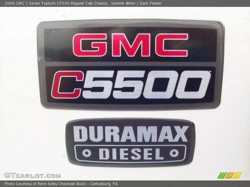 GMC C5500 Duramax Diesel - 2009 GMC C Series Topkick C5500 Regular Cab Chassis