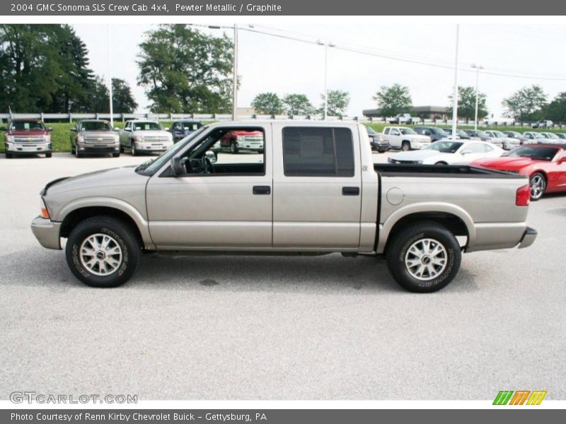  2004 Sonoma SLS Crew Cab 4x4 Pewter Metallic