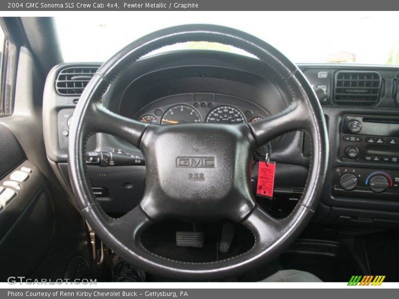  2004 Sonoma SLS Crew Cab 4x4 Steering Wheel