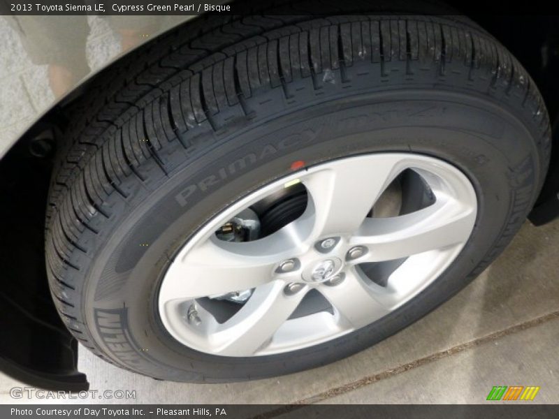 Cypress Green Pearl / Bisque 2013 Toyota Sienna LE