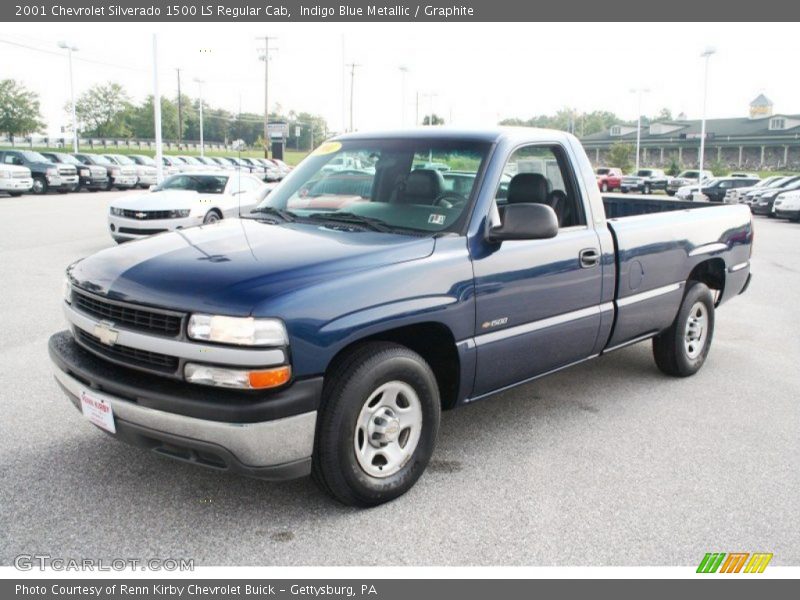 Front 3/4 View of 2001 Silverado 1500 LS Regular Cab