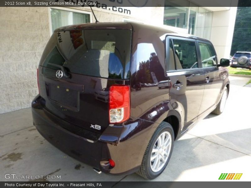Sizzling Crimson Mica / Dark Gray 2012 Scion xB