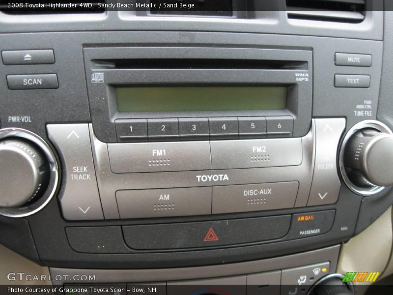 Sandy Beach Metallic / Sand Beige 2008 Toyota Highlander 4WD