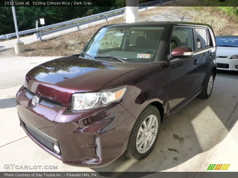 Sizzling Crimson Mica / Dark Gray 2012 Scion xB