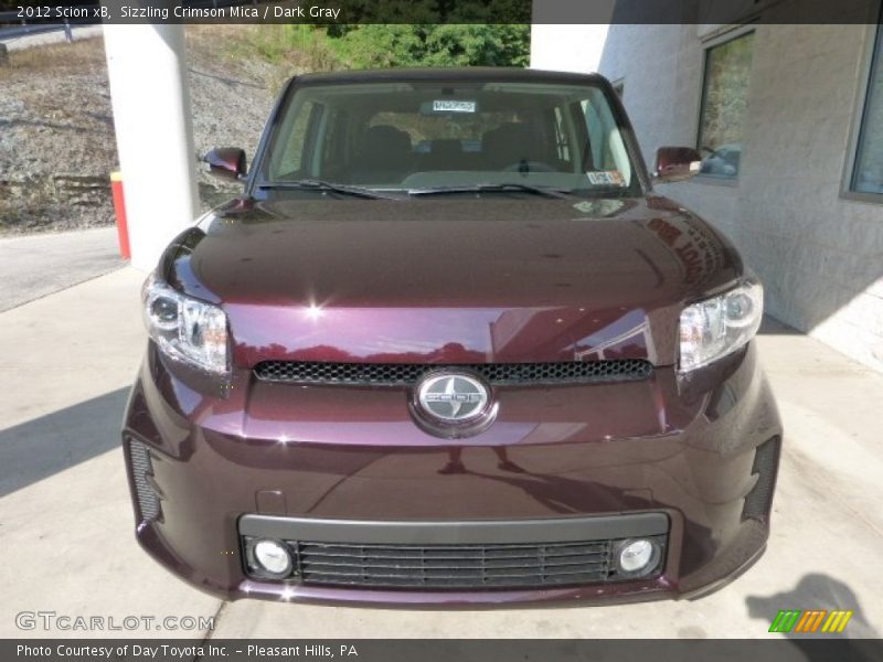 Sizzling Crimson Mica / Dark Gray 2012 Scion xB