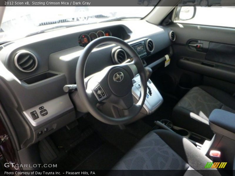 Sizzling Crimson Mica / Dark Gray 2012 Scion xB
