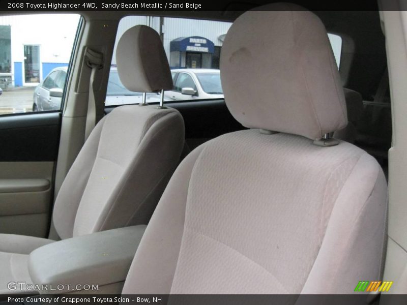 Sandy Beach Metallic / Sand Beige 2008 Toyota Highlander 4WD