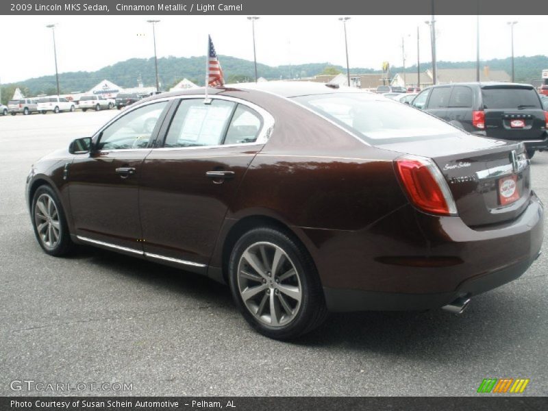 Cinnamon Metallic / Light Camel 2009 Lincoln MKS Sedan
